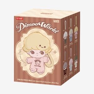 Pop Mart DIMOO Crush on Coffee Series-Soft-faced Plush Keychain Blind Box- BNIB